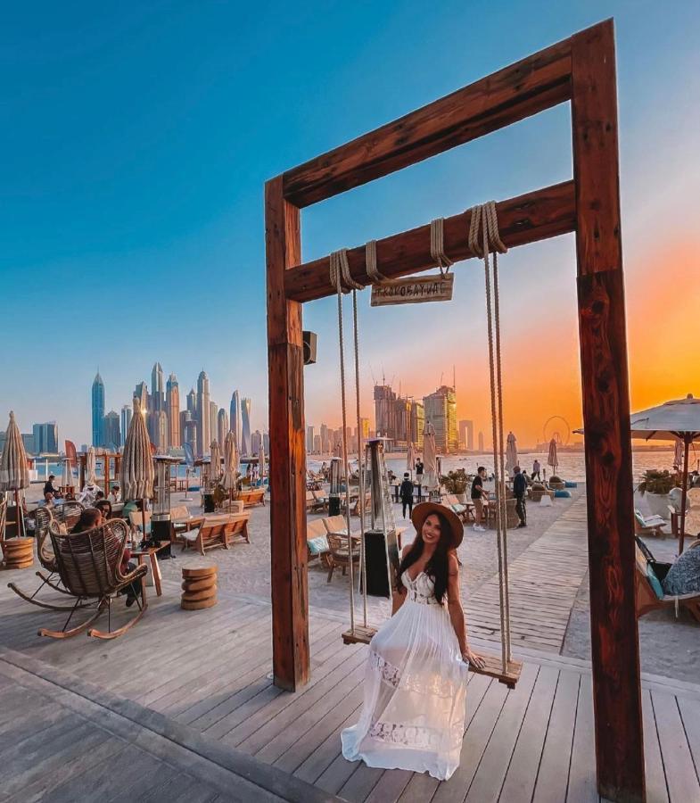 Luxury Room With Marina View Close To Jbr Beach And Metro With Shared Kitchen ดูไบ ภายนอก รูปภาพ